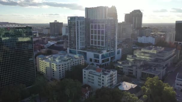 Luchtdrone Van Ybor City — Stockvideo