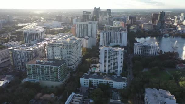 Ybor City Aerial Drone — Stockvideo