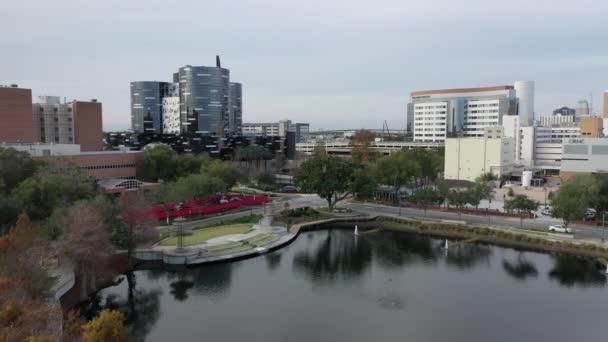 Ybor City Aerial Drone — Vídeo de Stock