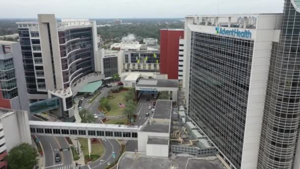Florida Hospital 2021 Aerial — стоковое видео