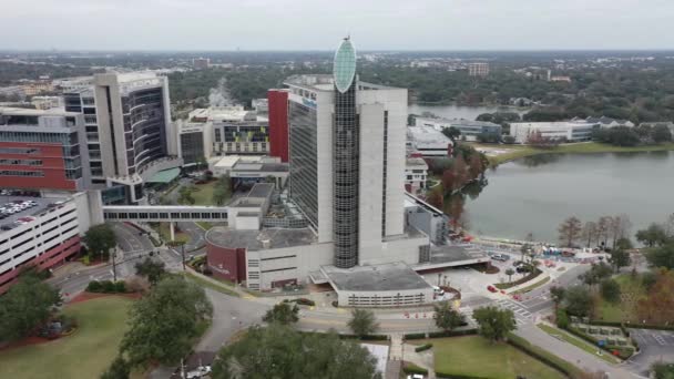 Florida Hospital Aerial Drone — ストック動画