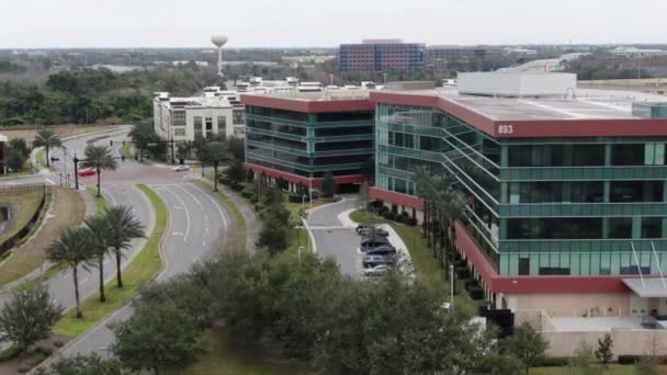 Drone Aéreo Del Hospital Florida — Vídeos de Stock