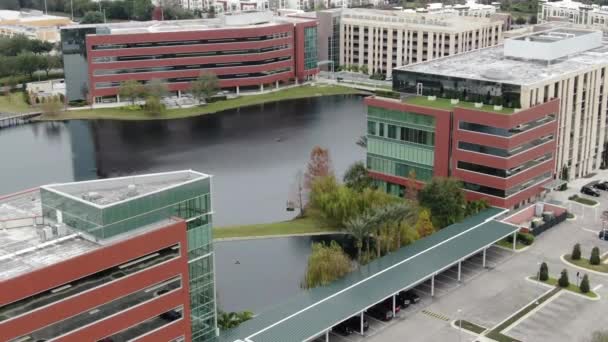 Florida Hospital Aerial Drone — стокове відео