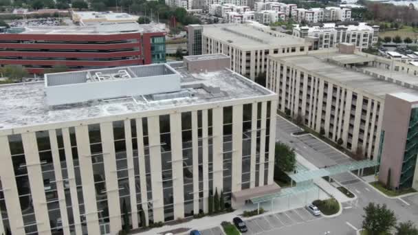 Florida Hospital Aerial Drone — ストック動画