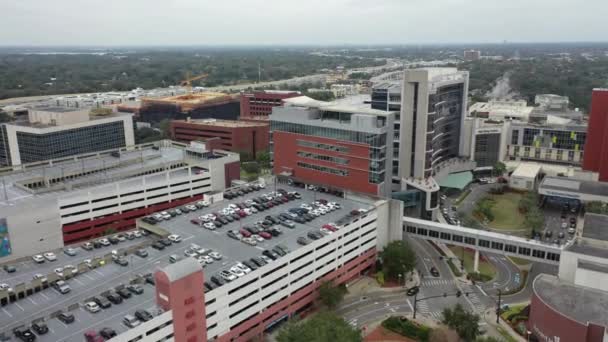 Drone Aéreo Del Hospital Florida — Vídeo de stock