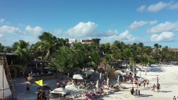 Tulum Mexikó 2020 Világjárvány — Stock videók