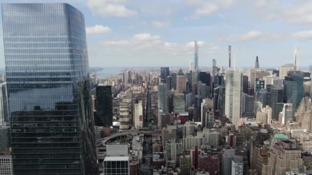 Office Nyc Aerial 2020 — Stok Video