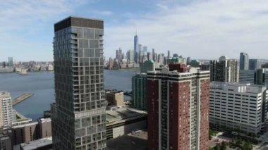 Jersey City, New Jersey 'in Hava Görüntüleri