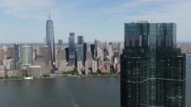 Jersey City, New Jersey 'in Hava Görüntüleri