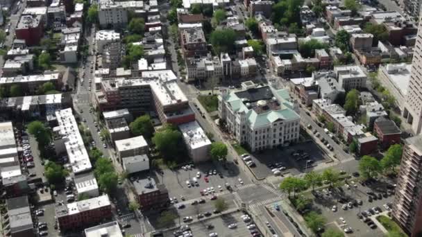 Flygbilder Från Jersey City New Jersey — Stockvideo