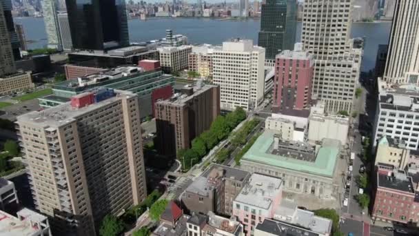 Aerial Kuvamateriaalia Jersey City New Jersey — kuvapankkivideo