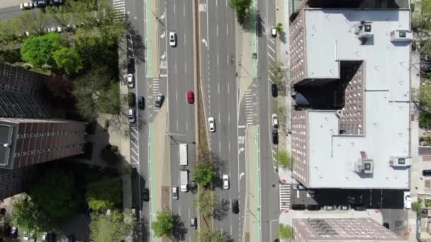 Aerial Queens Boulevard Nyc Coronavirus 2020 — Stock Video