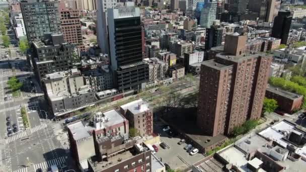 Nyc Downtown Aerial View — стокове відео