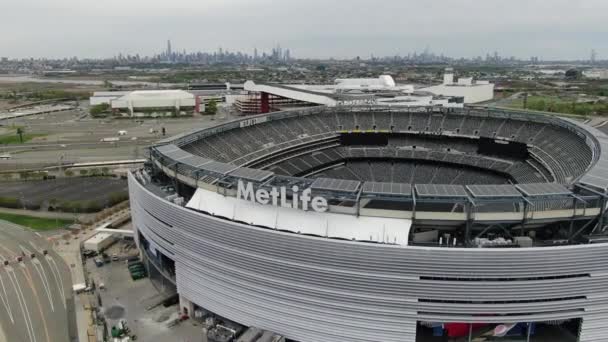 Metlife Stadium New Jersey Podczas Coronavirus Maj 2020 — Wideo stockowe