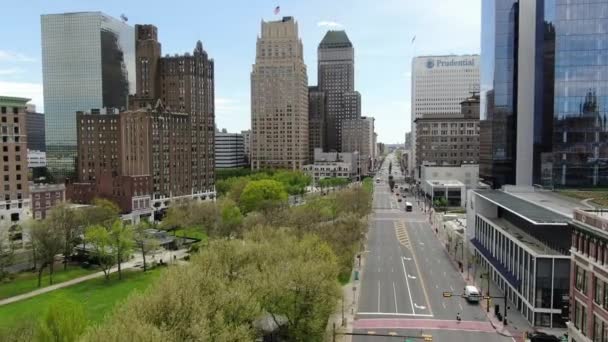 Newark Nueva Jersey Durante Pandemia Del Coronavirus Abril 2020 — Vídeos de Stock