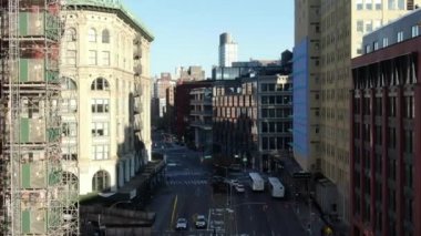 NYC Şehir Merkezi hava görüntüsü