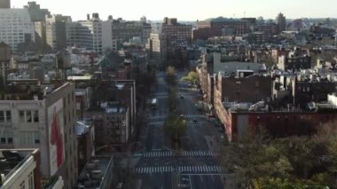 NYC Şehir Merkezi hava görüntüsü