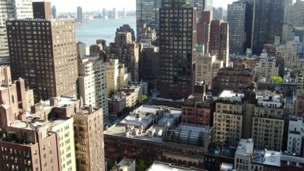 Midtown East Nyc Tijdens Uitbraak Van Het Coronavirus April 2020 — Stockvideo