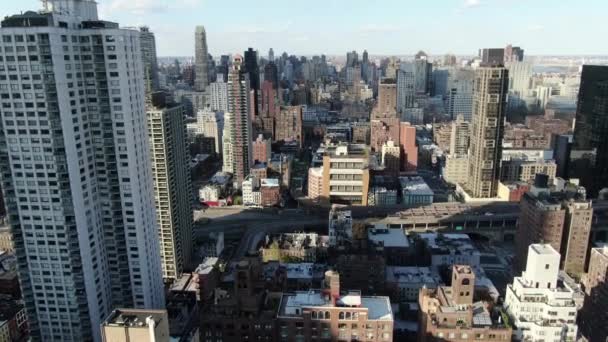 Midtown East Nowy Jork Podczas Epidemii Koronawirusów Kwiecień 2020 — Wideo stockowe