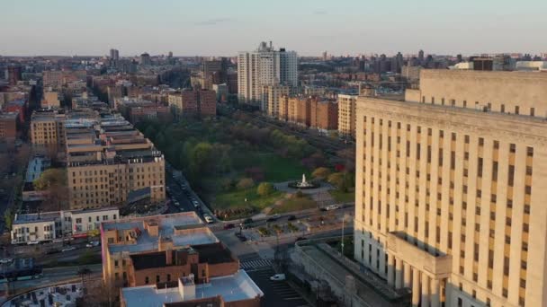 Joyce Kilmer Park Bronx New York Během Uzamčení Covid — Stock video