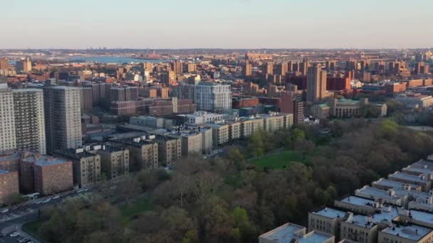 Franz Sigel Park Bronx Nowy Jork Podczas Zamknięcia Covid — Wideo stockowe