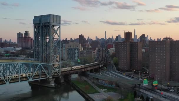 Bronx New York Covid Lockdown — Stockvideo