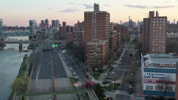 Bronx New York Covid Kilitlemesi Sırasında — Stok video