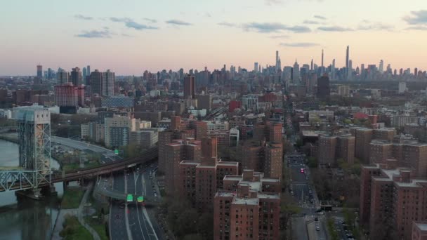 Bronx New York Během Uzamčení Covid — Stock video
