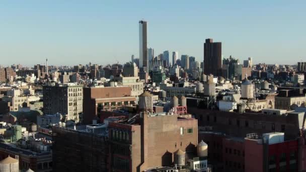 Nyc Downtown Aerial View — Video Stock