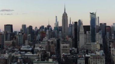 NYC Şehir Merkezi hava görüntüsü