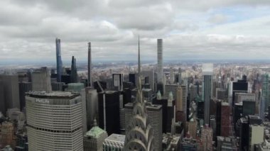 NYC Şehir Merkezi hava görüntüsü