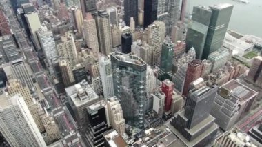 NYC Şehir Merkezi hava görüntüsü