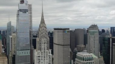 NYC Şehir Merkezi hava görüntüsü