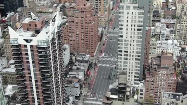 Nyc Downtown Aerial View — Wideo stockowe