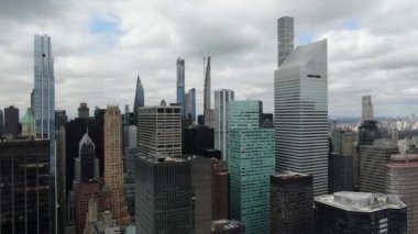 NYC Şehir Merkezi hava görüntüsü