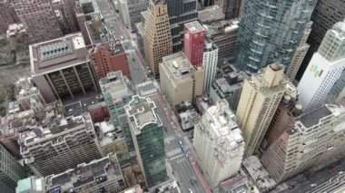 NYC Şehir Merkezi hava görüntüsü