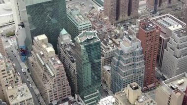 NYC Şehir Merkezi hava görüntüsü