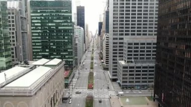 NYC Şehir Merkezi hava görüntüsü