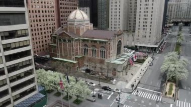 NYC Şehir Merkezi hava görüntüsü