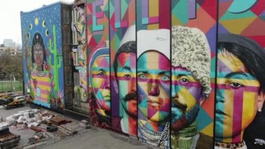 NYC Şehir Merkezi hava görüntüsü