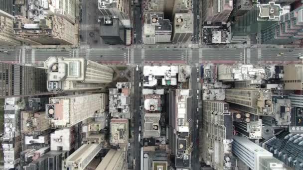 Vista Aérea Del Centro Nueva York — Vídeos de Stock