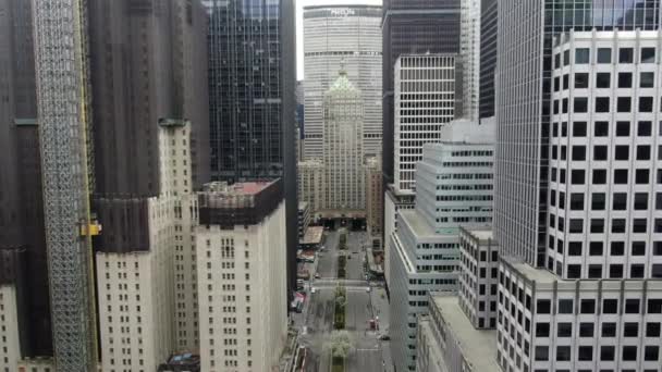 Midtown Park Avenue Aerial — Stock Video