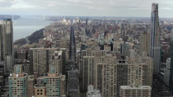 Cadde Manhattan Batı Yakası Nyc Coronavirus Salgını Sırasında Mart 2020 — Stok video