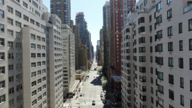 NYC Şehir Merkezi hava görüntüsü