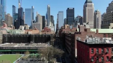 Coronavirus salgını sırasında şehir merkezi New York, Mart 2020