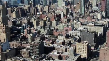 NYC Şehir Merkezi hava görüntüsü