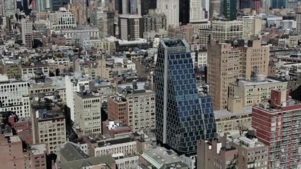 Nyc Downtown Aerial View — Vídeo de Stock
