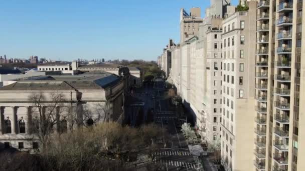 Park Avenue Midtown Aerial — Stockvideo