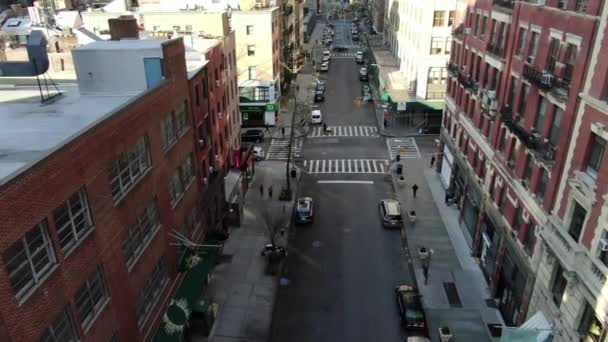 Park Avenue Midtown Aerial Lockdown — Stockvideo