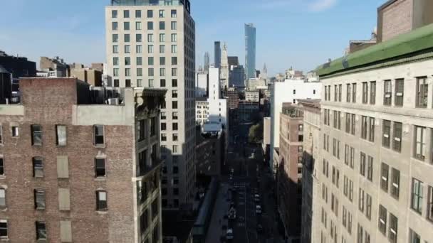 Воздушная Пандемия Парк Авеню — стоковое видео